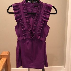 New  BCBG Maxazria Ruffled